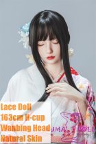 LACE DOLL 163cm H-cup 晚冰(Wanbing) Head Close Eye Version Sex Doll Body Material Customizable Japanese Kimono