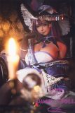 Firefly Diary 160cm G-cup Qiandao Head Full Silicone Sex Doll With Body Make-up Witch Hat