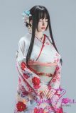 LACE DOLL 163cm H-cup 晚冰(Wanbing) Head Close Eye Version Sex Doll Body Material Customizable Japanese Kimono