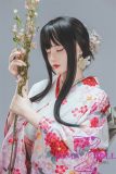 LACE DOLL 163cm H-cup 晚冰(Wanbing) Head Close Eye Version Sex Doll Body Material Customizable Japanese Kimono