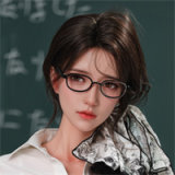 HSDoll 135cm C-cup M1 Head Full Silicone Anime Sex doll Teacher Cosplay
