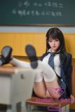HSDoll 135cm C-cup M2 Head Full Silicone Anime Sex doll JK Schoolgirl Cosplay