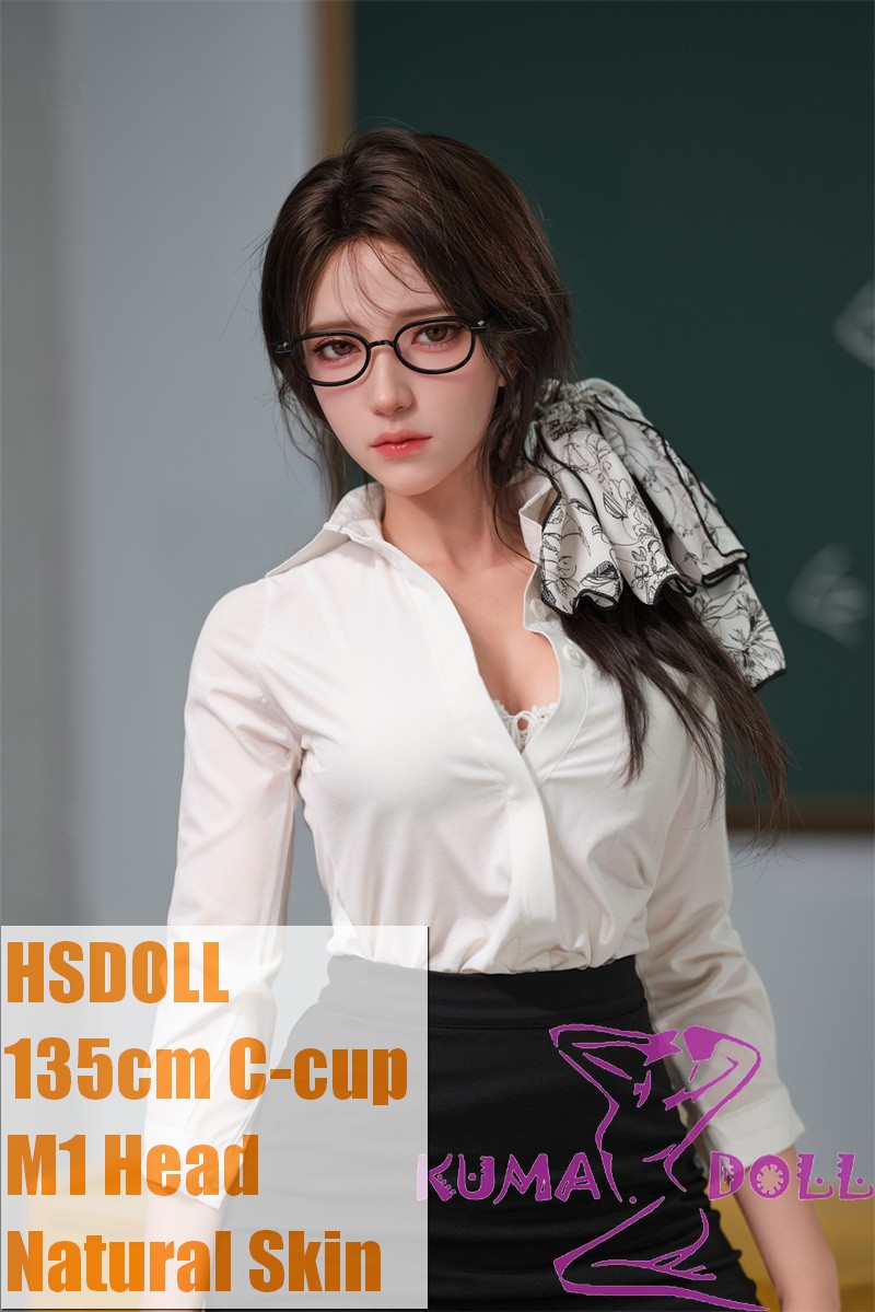 HSDoll 135cm C-cup M1 Head Full Silicone Anime Sex doll Teacher Cosplay