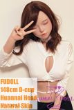 FUDOLL Sex Doll Huannai Close Eye Version head 148cm D-cup Full silicone material head and body