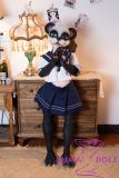 Panda head AA cup seamless body doll