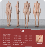 Doll Senior Meng Head 165cm B-cup Full Silicone Sex Doll Floral Dress