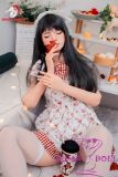 Doll Senior Meng Head 165cm B-cup Full Silicone Sex Doll Floral Dress