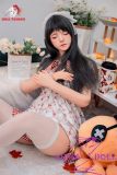 Doll Senior Meng Head 165cm B-cup Full Silicone Sex Doll Floral Dress