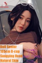 Doll Senior Songying Head 165cm B-cup Full Silicone Sex Doll Daily Outfit