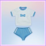 MW Girl Anime Sex Doll 85cm M039 Head Blue JK Outfit