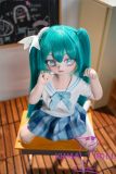 MW Girl Anime Sex Doll 85cm M039 Head Blue JK Outfit