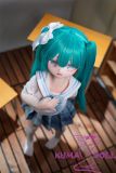 Petite anime doll classroom scene