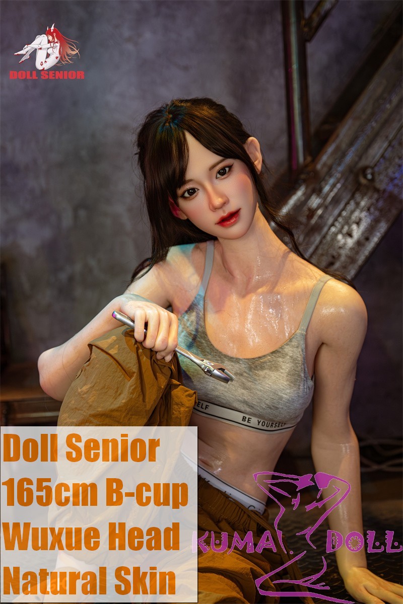 Doll Senior Wuxue Head 165cm B-cup Full Silicone Sex Doll in Workwear Pants