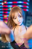 Doll Senior Mengying Head 165cm B-cup Full Silicone Sex Doll in Black Swimsuit