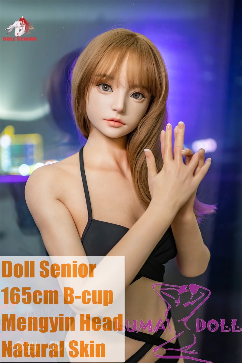 Doll Senior Mengying Head 165cm B-cup Full Silicone Sex Doll in Black Swimsuit