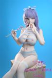 FUDOLL Sex Doll 153cm/5ft I-cup D1 Hard Silicone head High-grade Full silicone Doll Purple Hair