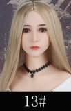 WM Doll Sex Doll 163cm H-cup #SS273 Silicone Head STPE Material Body in Black Striped Outfit