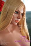 WM Doll Sex Doll 163cm H-cup #SS266 Silicone Head STPE Material Body Blond Lingerie Love Doll