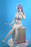 FUDOLL Sex Doll 153cm/5ft I-cup D1 Hard Silicone head High-grade Full silicone Doll Purple Hair