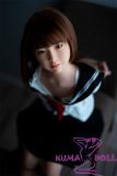 J-cute doll 137cm A-cup AGD17 head sex doll full silicone material in Sailor Outfit