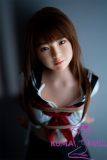 J-cute doll 137cm A-cup AGD17 head sex doll full silicone material in Sailor Outfit