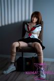 J-cute doll 137cm A-cup AGD17 head sex doll full silicone material in Sailor Outfit