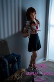 J-cute doll 137cm A-cup AGD17 head sex doll full silicone material in Sailor Outfit