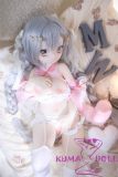 MW Girl Anime Sex Doll 85cm M039 Head Silver Hair