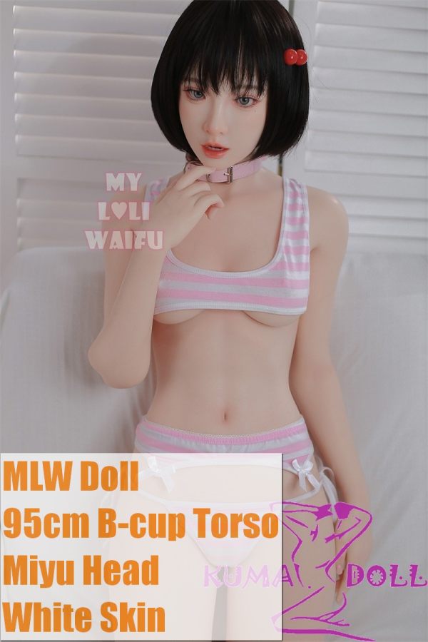MLW Doll Sex Doll 95cm B-cup #103B Miyu Head Full Silicone Torso in Pink Outfit