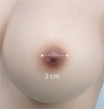 FANREAL 166 cm J-Cup Bellona Head Full Size Lifelike Silicone Sex Doll Tan Skin in Black Lace Lingerie