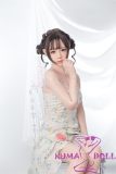 MLW Doll Full Silicone Sex Doll 150cm B-cup Nanami Head in White Floral Dress