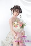 MLW Doll Full Silicone Sex Doll 150cm B-cup Nanami Head in White Floral Dress