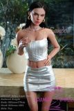 Silver mini-skirt outfit doll