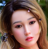 MLW Doll Full Silicone Sex Doll 150cm B-cup Nanami Head in White Floral Dress