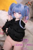 MOZU DOLL 115cm Apoleia Head Rarity Tier A Silicone Head with Light Weight TPE Body Hatsune Miku Rabbit Hole Cosplay Doll Black Hoodie
