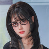 HSDoll 135cm C-cup M4 Head Full Silicone Anime Sex doll Pink Plaid JK Outfit