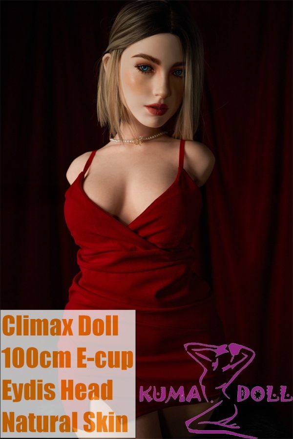 Climax Doll CLM Ultra Light Weight 100cm E-Cup Eydis Head Full Silicone Sex Torso in Red Dress