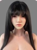 FUDOLL Sex Doll Xiaoyan head 145cm C-cup Full silicone material head and body in Light Purple Lace Skirt