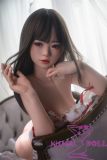 FUDOLL Sex Doll Xiaoyan head 145cm C-cup Full silicone material head and body in Light Purple Lace Skirt