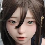 FUDOLL Sex Doll Xiaoyan head 145cm C-cup Full silicone material head and body in Light Purple Lace Skirt