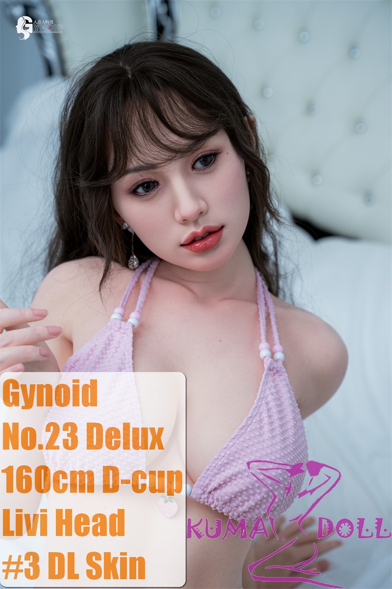 Gynoid No.23R 160cm D-Cup Silicone Sex Doll Livi Head Deluxe/Basic Sitting in Pink Bikini