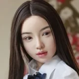 MMXDOLL 156cm E-cup Menghan Head Full Silicone Sex Doll in Light Blue Bikini