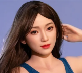 【Artist Makeup 】Top Sino Sex Doll 96cm G-cup T46 Misu Head  Artist Makeup in Leopard Bikini