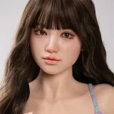 【Artist Makeup 】Top Sino Doll 160cm I-cup T42b Head Artist Makeup Head RRS+ Makeup selectable Seamless Body White Wedding Dress