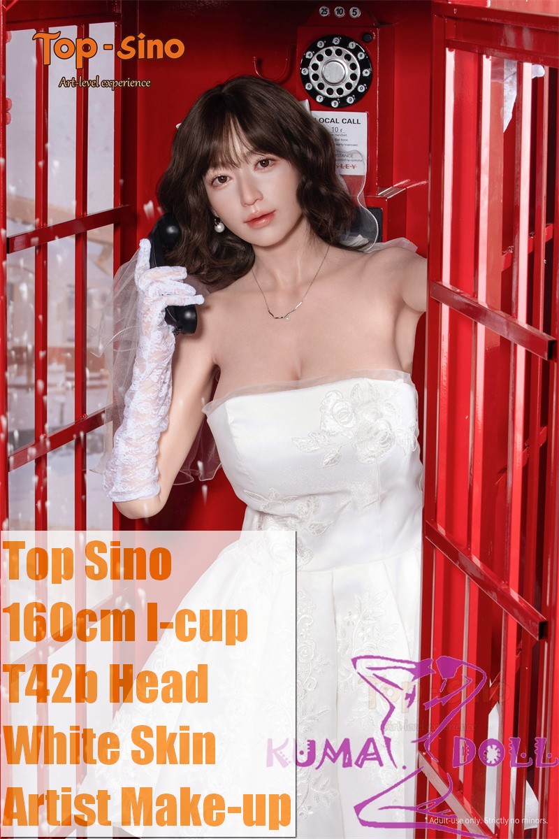 【Artist Makeup 】Top Sino Doll 160cm I-cup T42b Head Artist Makeup Head RRS+ Makeup selectable Seamless Body White Wedding Dress