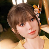 【Artist Makeup 】Top Sino Doll 160cm I-cup T42b Head Artist Makeup Head RRS+ Makeup selectable Seamless Body Black Dress