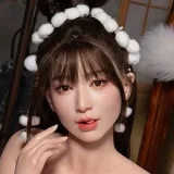 【Artist Makeup 】Top Sino Doll 160cm I-cup T42b Head Artist Makeup Head RRS+ Makeup selectable Seamless Body Black Dress