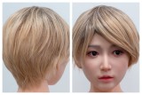 【RRS+ Makeup】Top Sino Doll 171cm D-cup T47 Head RRS+ Makeup selectable in White Silk Robe