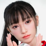 【RRS+ Makeup】Top Sino Doll 171cm D-cup T47 Head RRS+ Makeup selectable in White Silk Robe