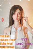 SHEDOLL 165cm/5ft4 E-cup Achu Head love doll body material customizable in Knit Dress